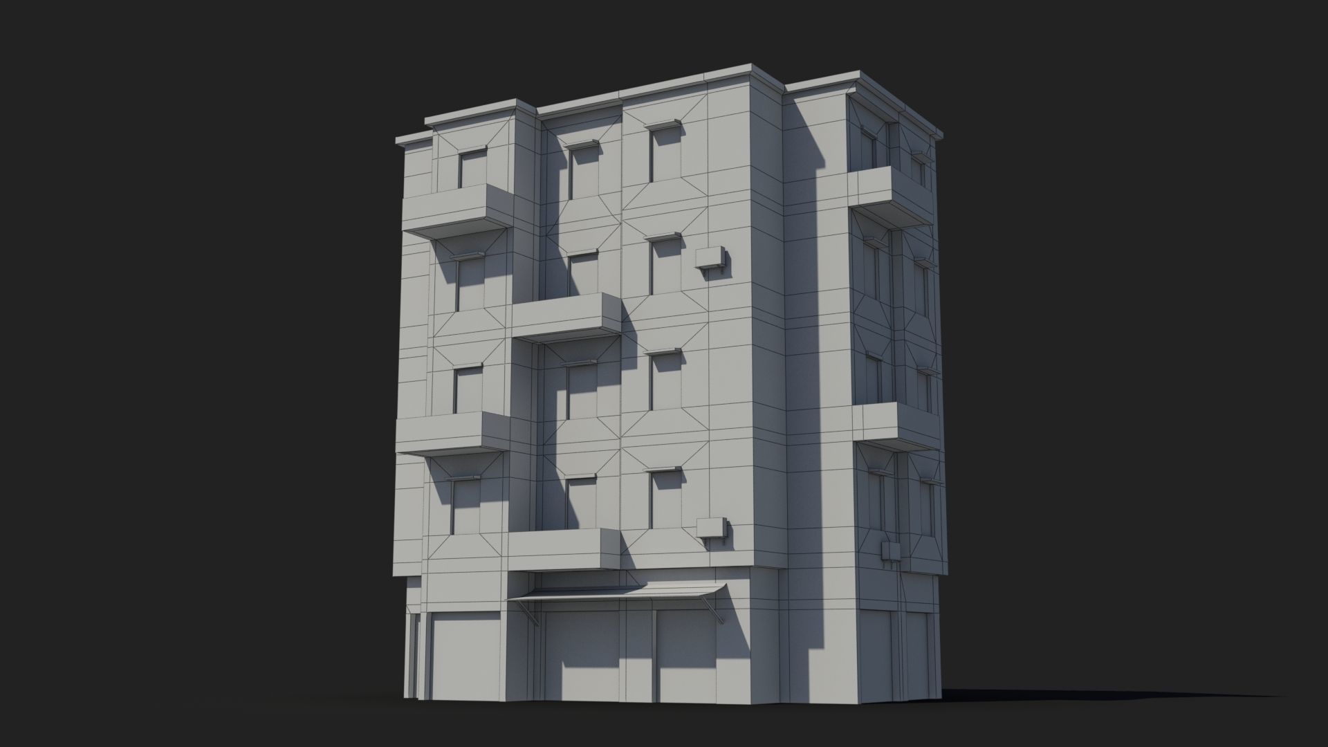 Arab Middle East Building x11 Low-poly 3D model_6