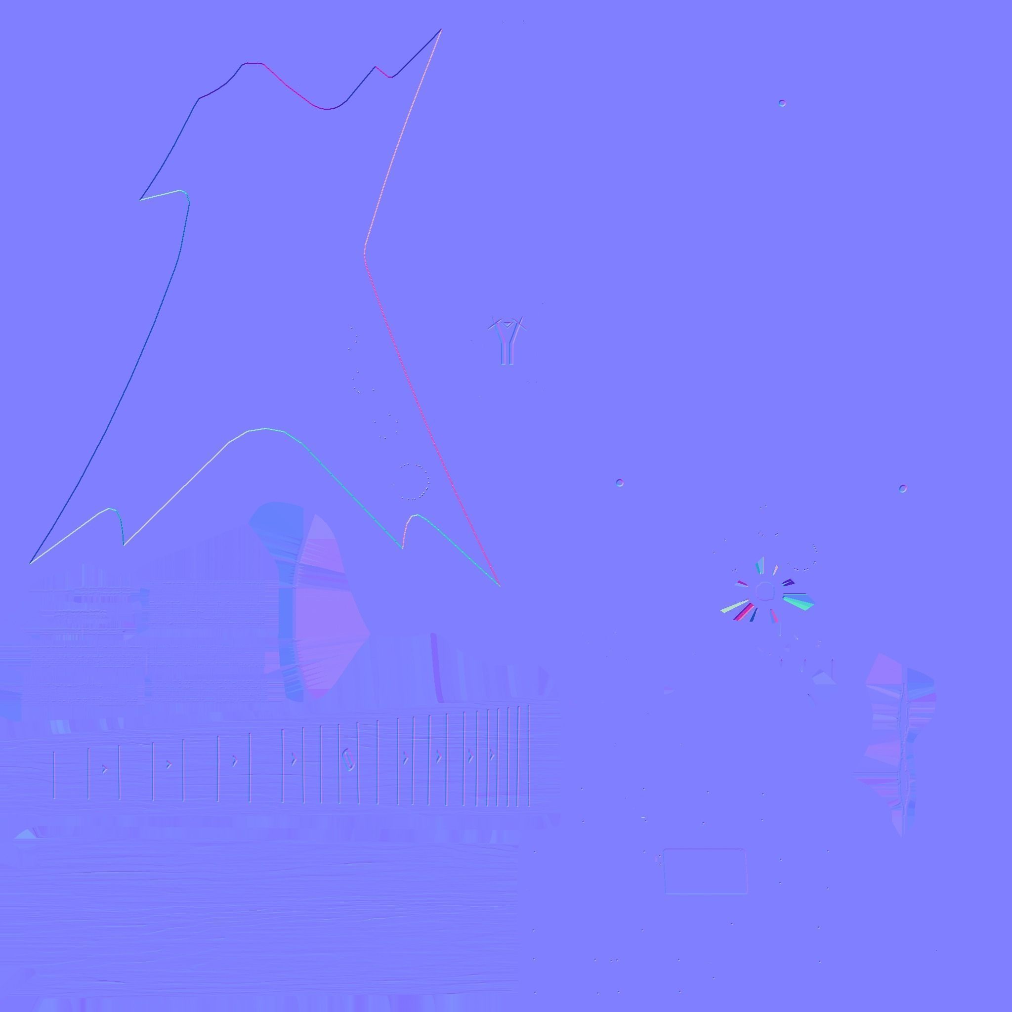 Electric Guitar B09 Black Red - Music Instrument Design Low-poly 3D model_23