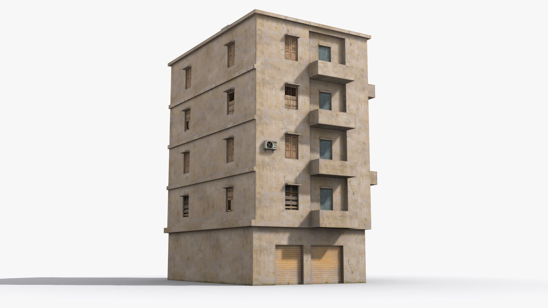 Arab Middle East Building x12 Low-poly 3D model_3