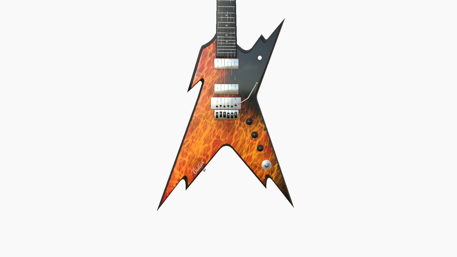 10 Electric Guitars B Collection - Music Instrument Design _56