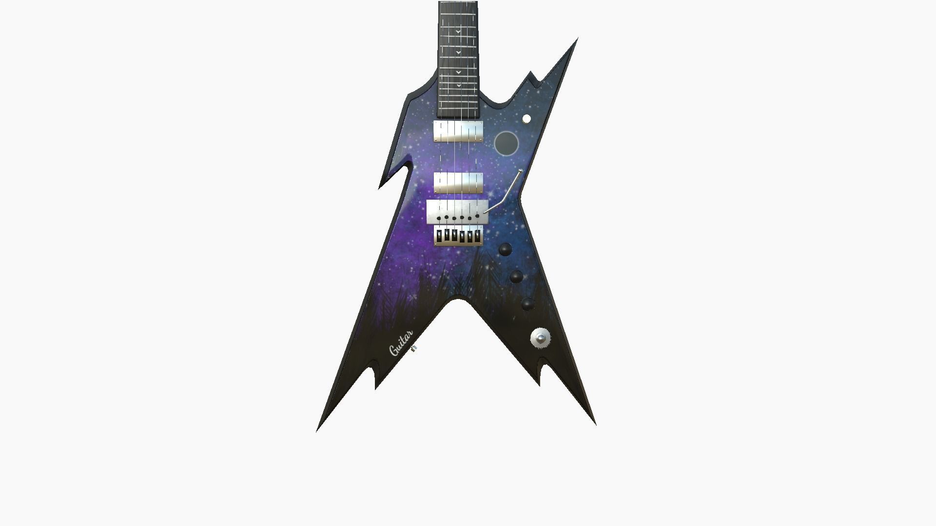 10 Electric Guitars B Collection - Music Instrument Design _43