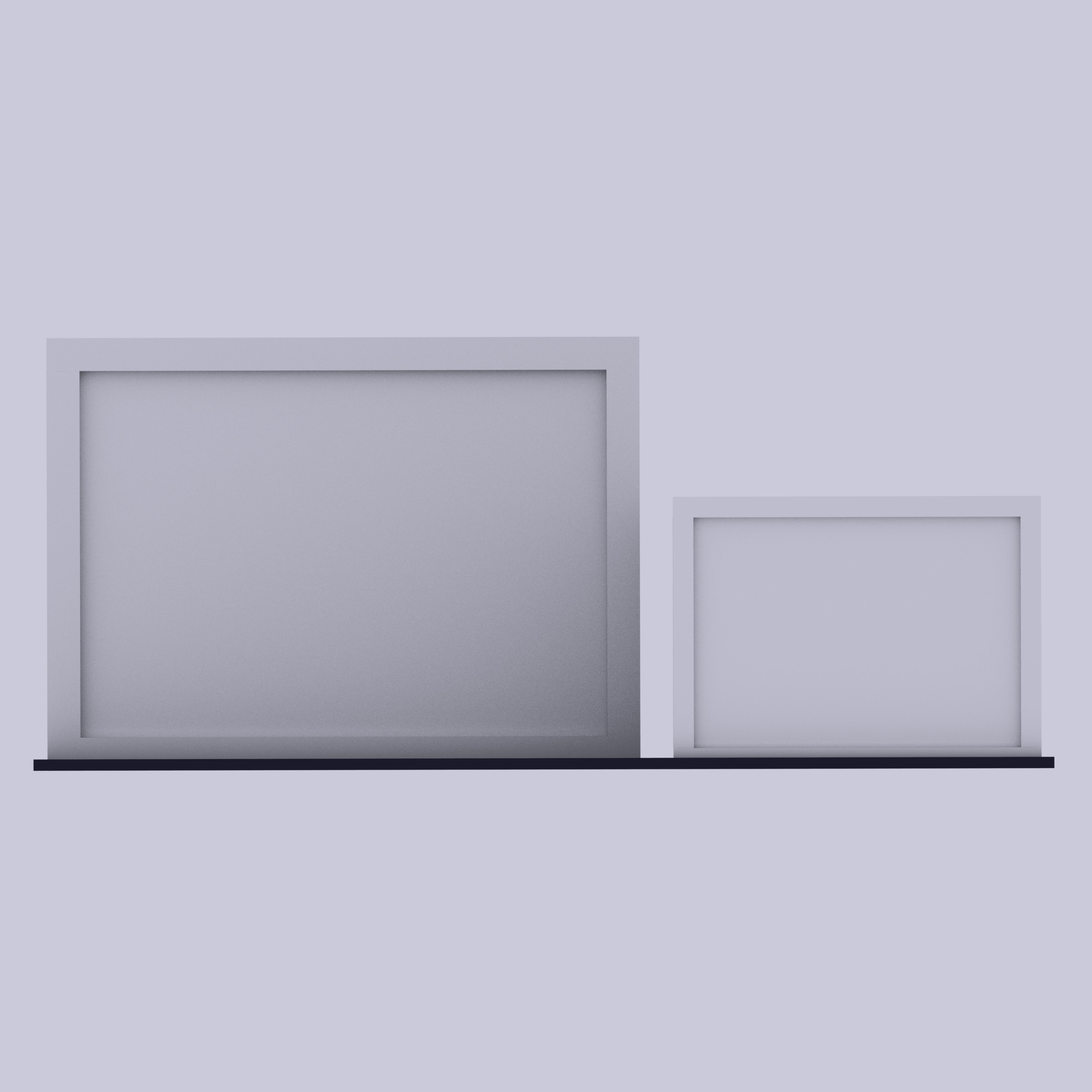 Boxes Golden Section 3D model_10