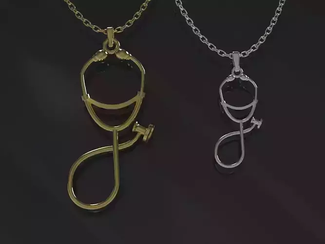 Stethoscope Pendant - Colgante Fonendoscopio