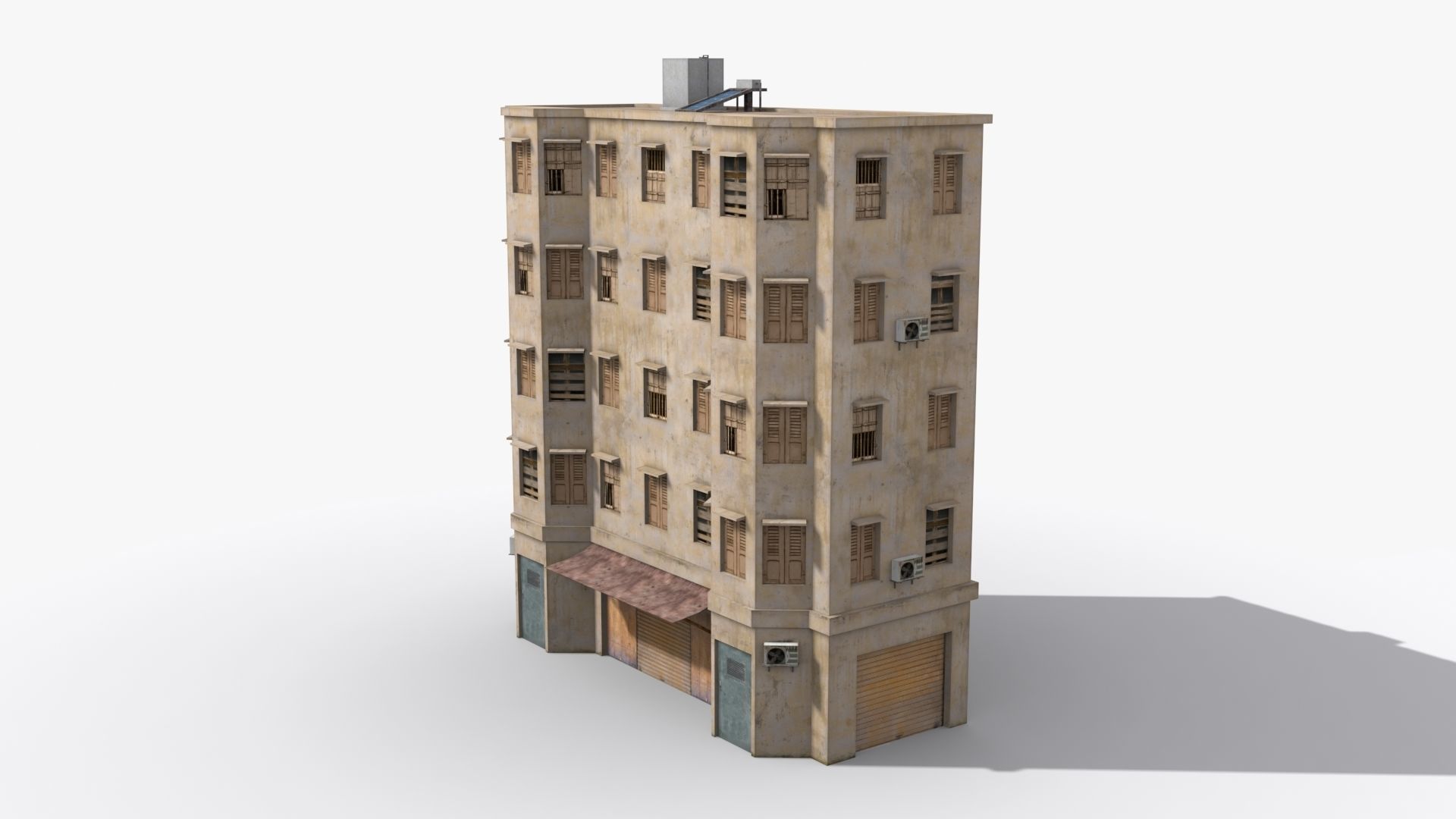 Arab Middle East Building x29 Low-poly 3D model_5