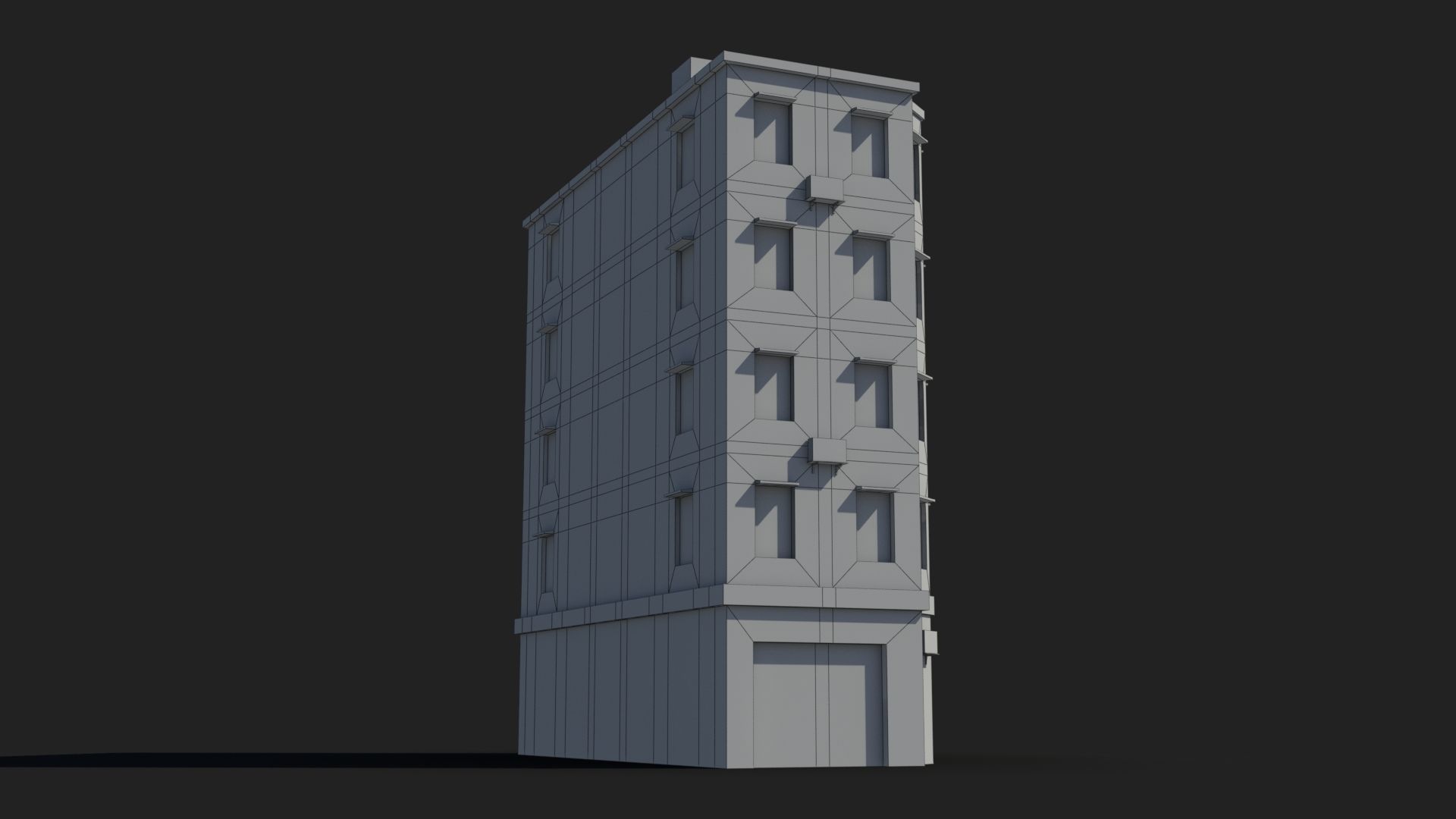 Arab Middle East Building x29 Low-poly 3D model_9