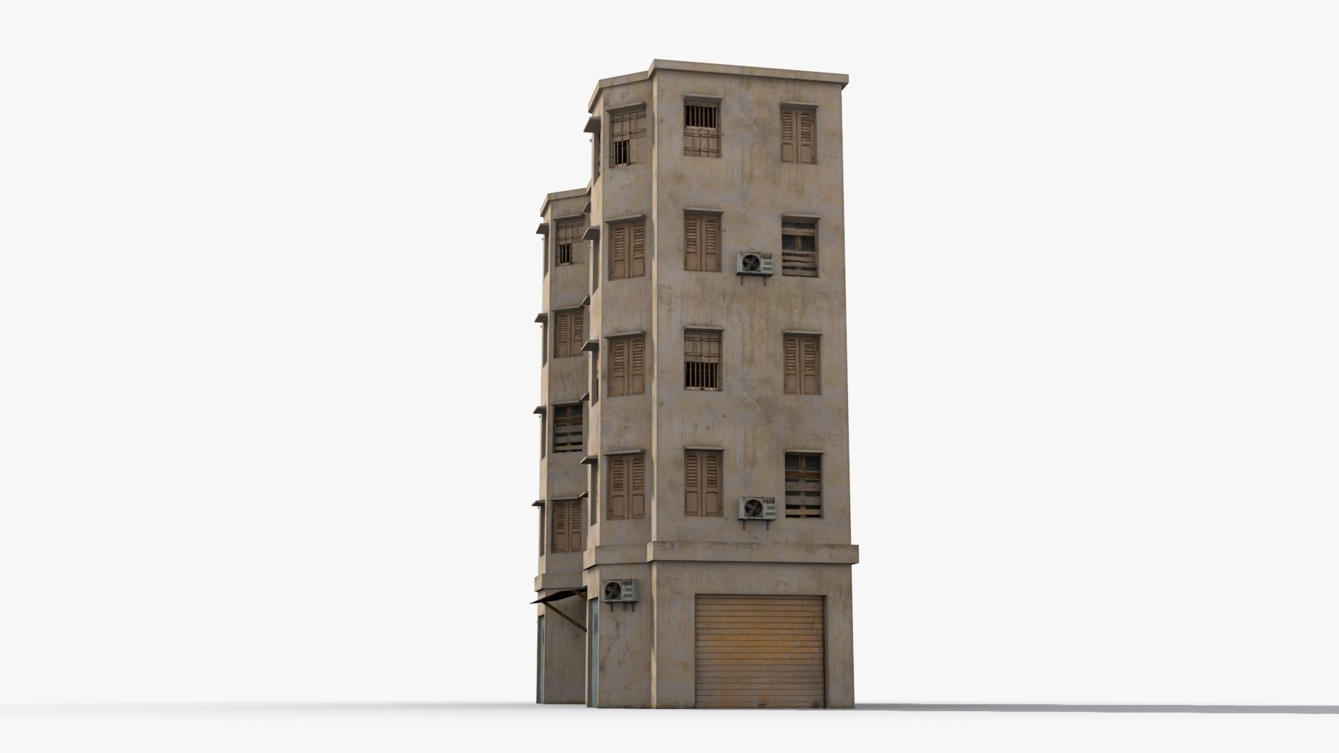 Arab Middle East Building x29 Low-poly 3D model_4