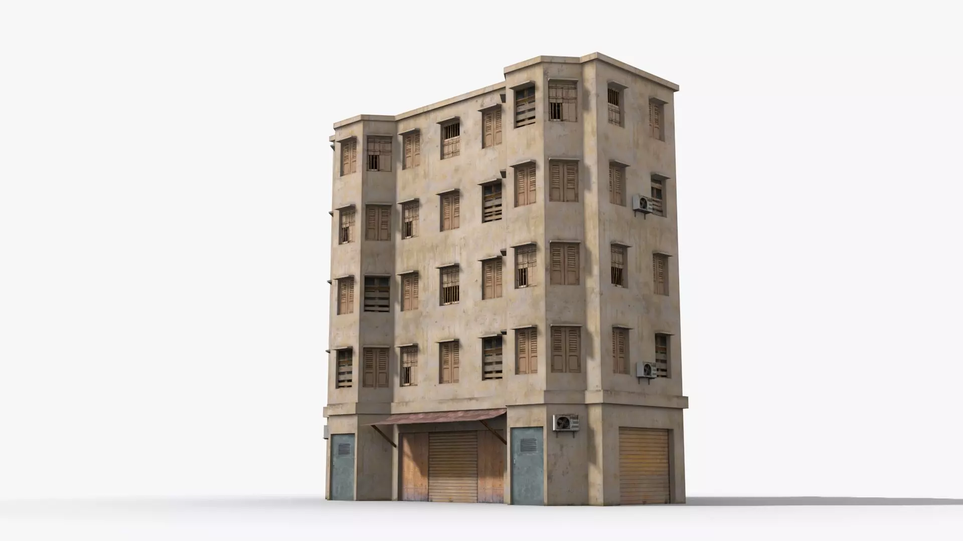 Arab Middle East Building x29 Low-poly 3D model_0