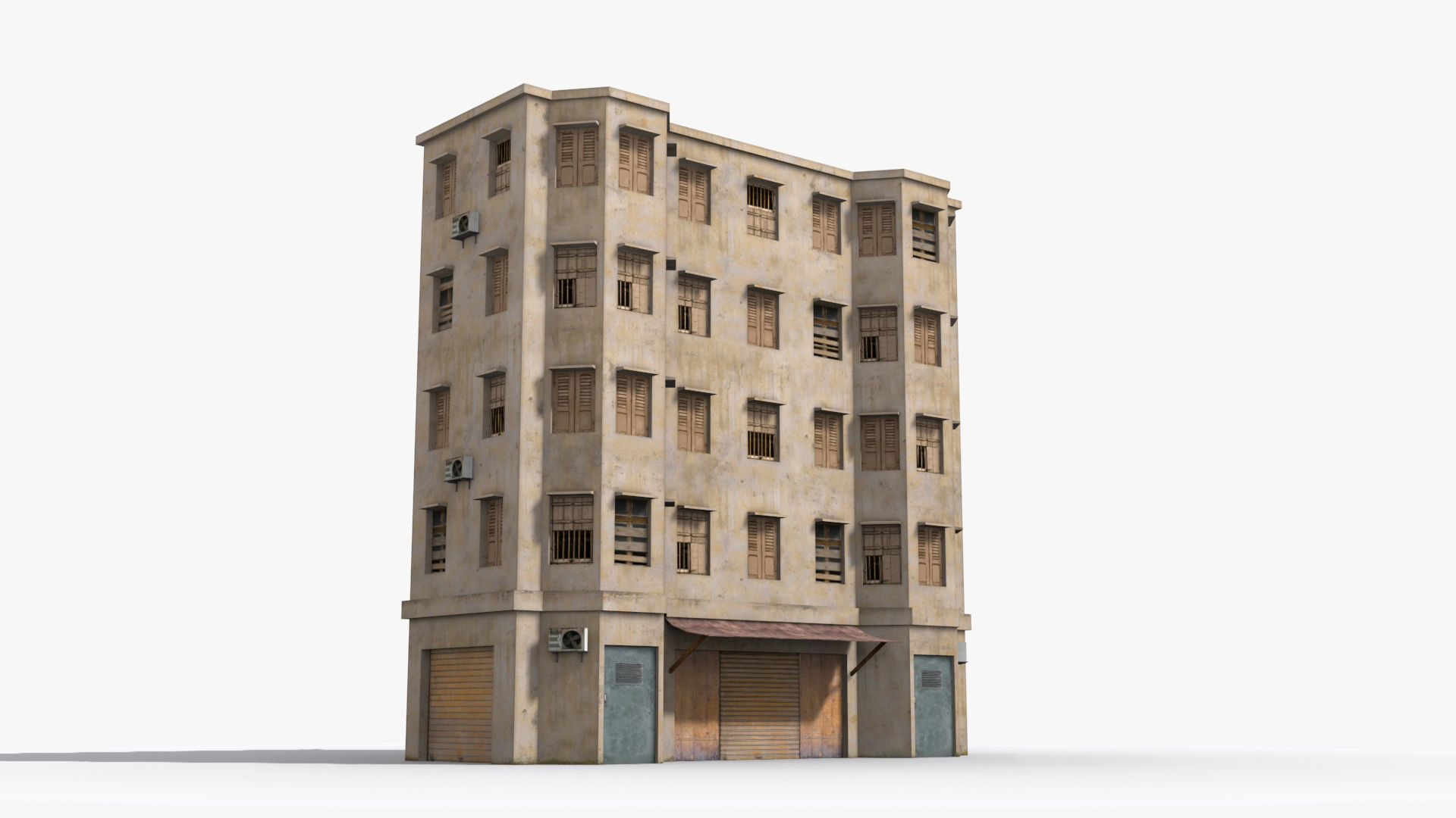 Arab Middle East Building x29 Low-poly 3D model_2