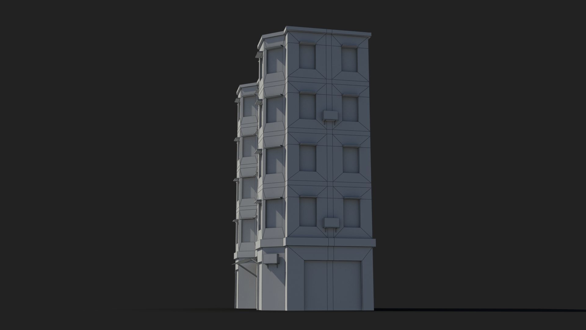Arab Middle East Building x29 Low-poly 3D model_10