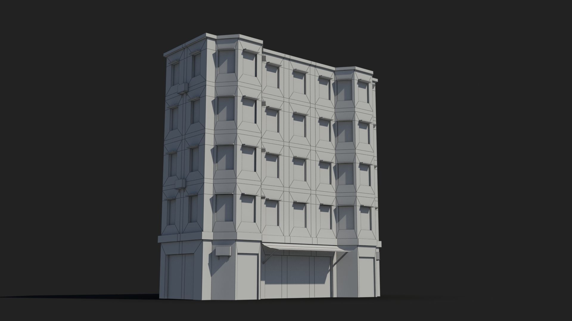 Arab Middle East Building x29 Low-poly 3D model_8