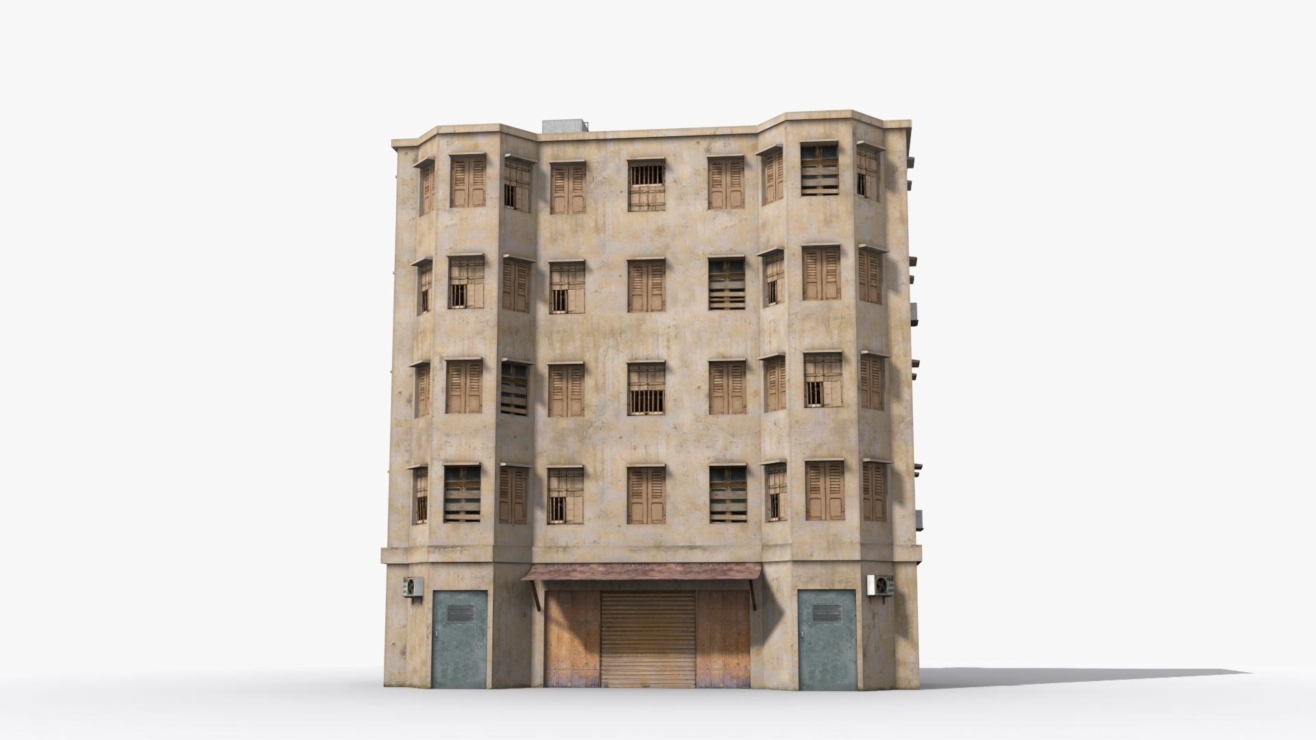 Arab Middle East Building x29 Low-poly 3D model_1