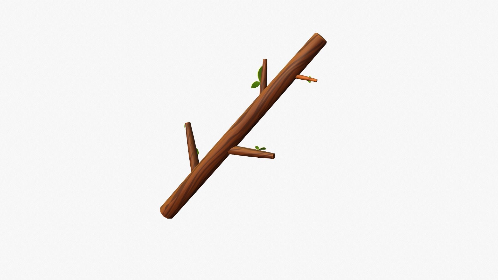 3D model Cartoon Twigs VR / AR / low-poly | CGTrader
