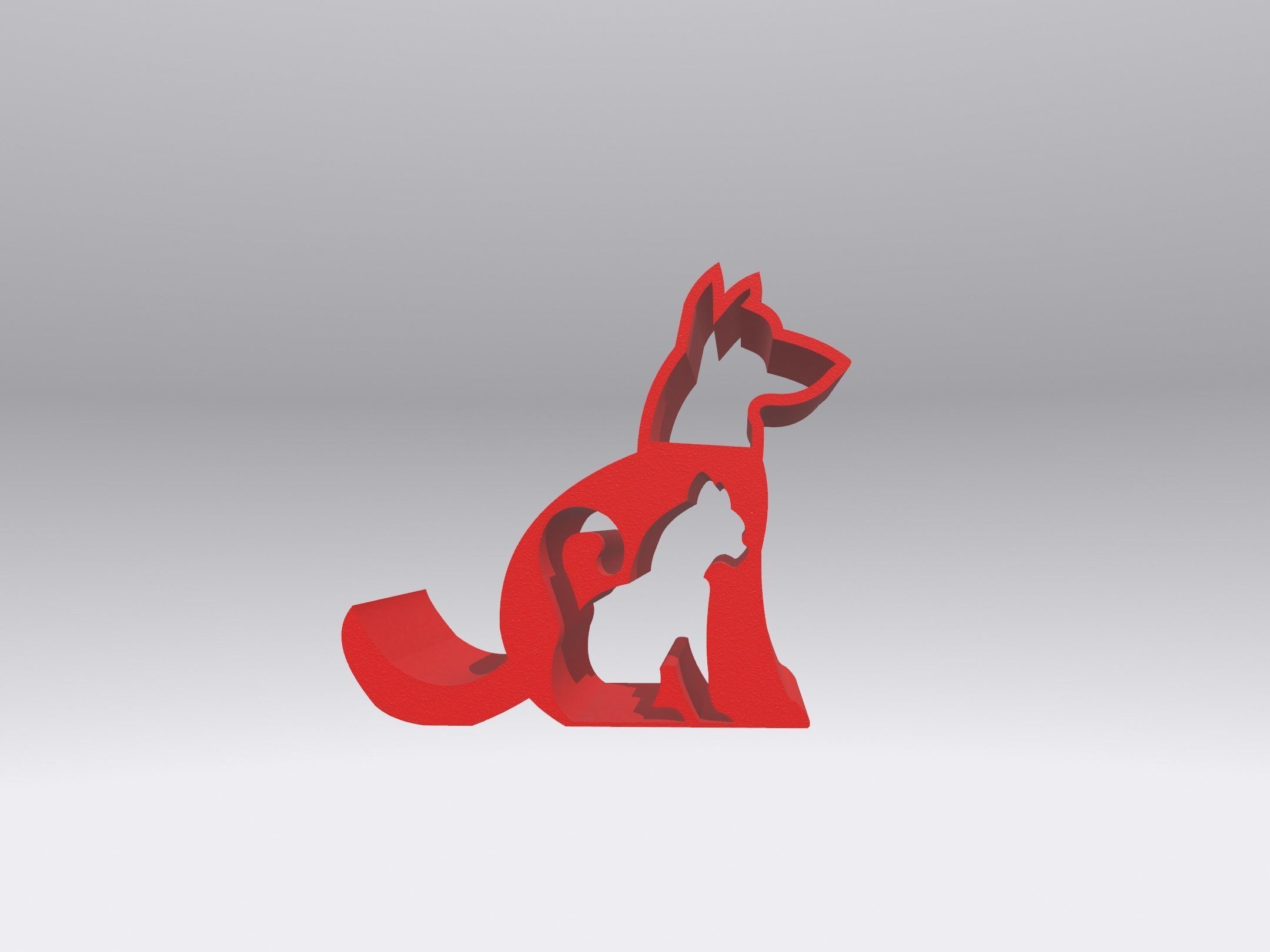 Cat and Dog phone holder dock 3D print model_1