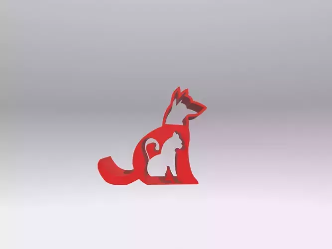 Cat and Dog phone holder dock