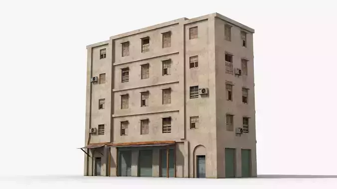 Arab Middle East Building x31 Low-poly 3D model