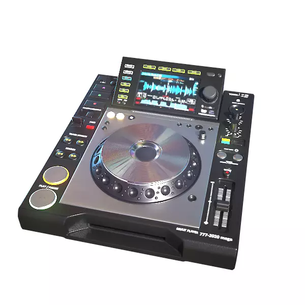 DJ player Free 3D model