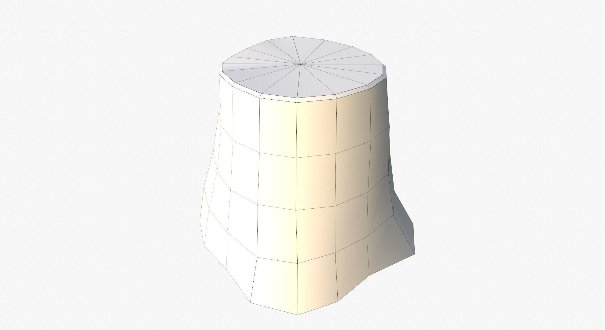 Cartoon Bole Low-poly 3D model_5