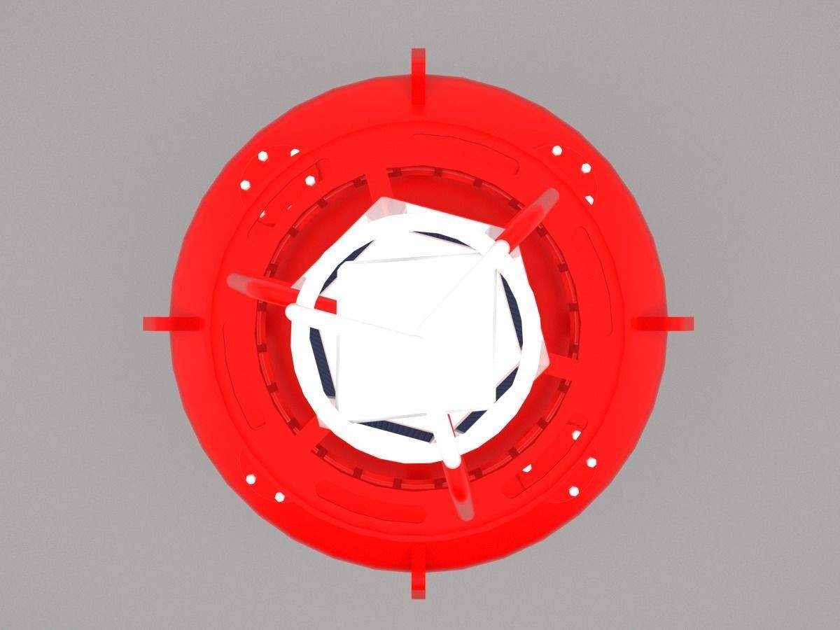 Buoy for ship coordination 3D model_6