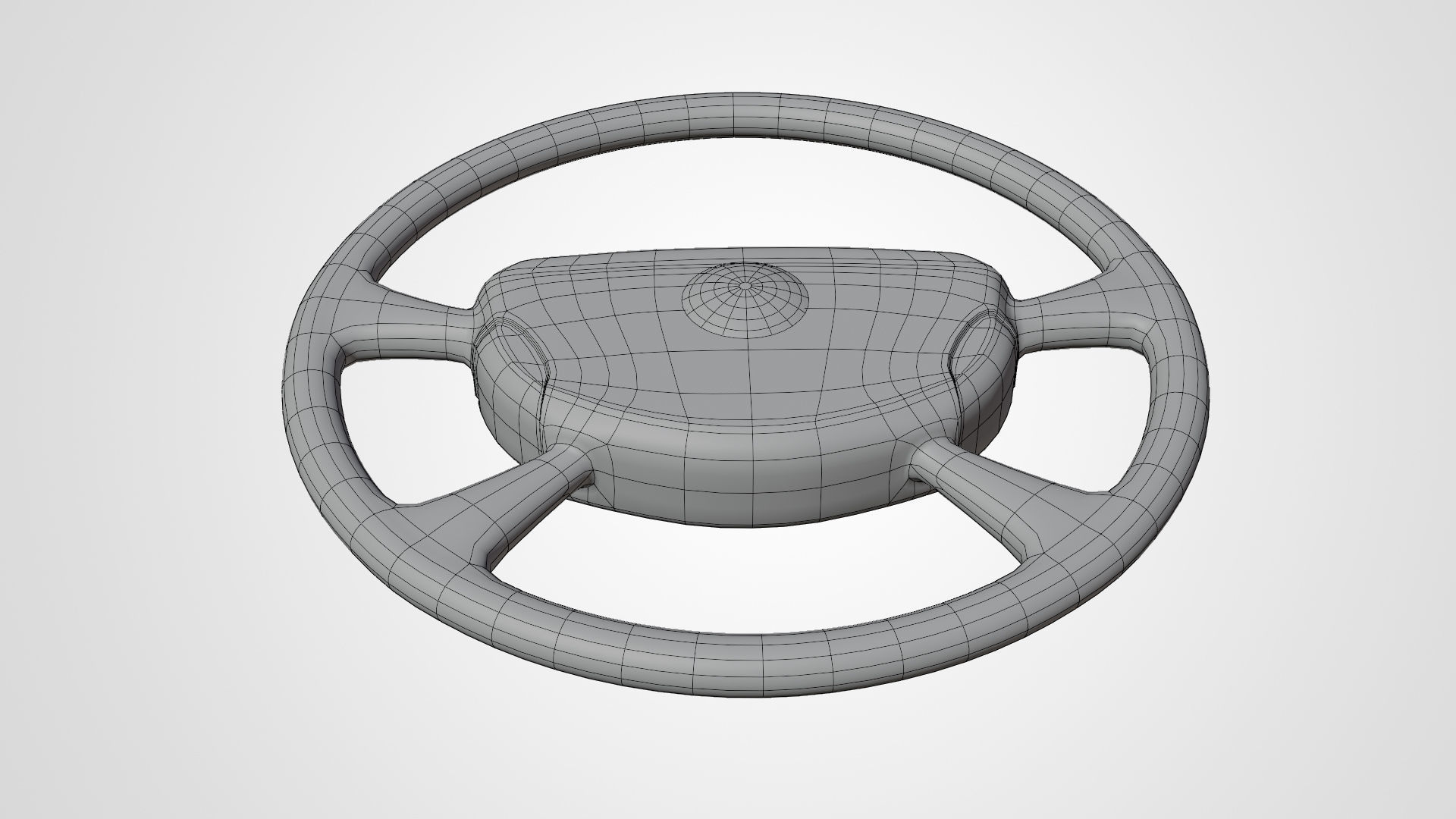 6 Indian bus steering in 3d Low-poly 3D model_11