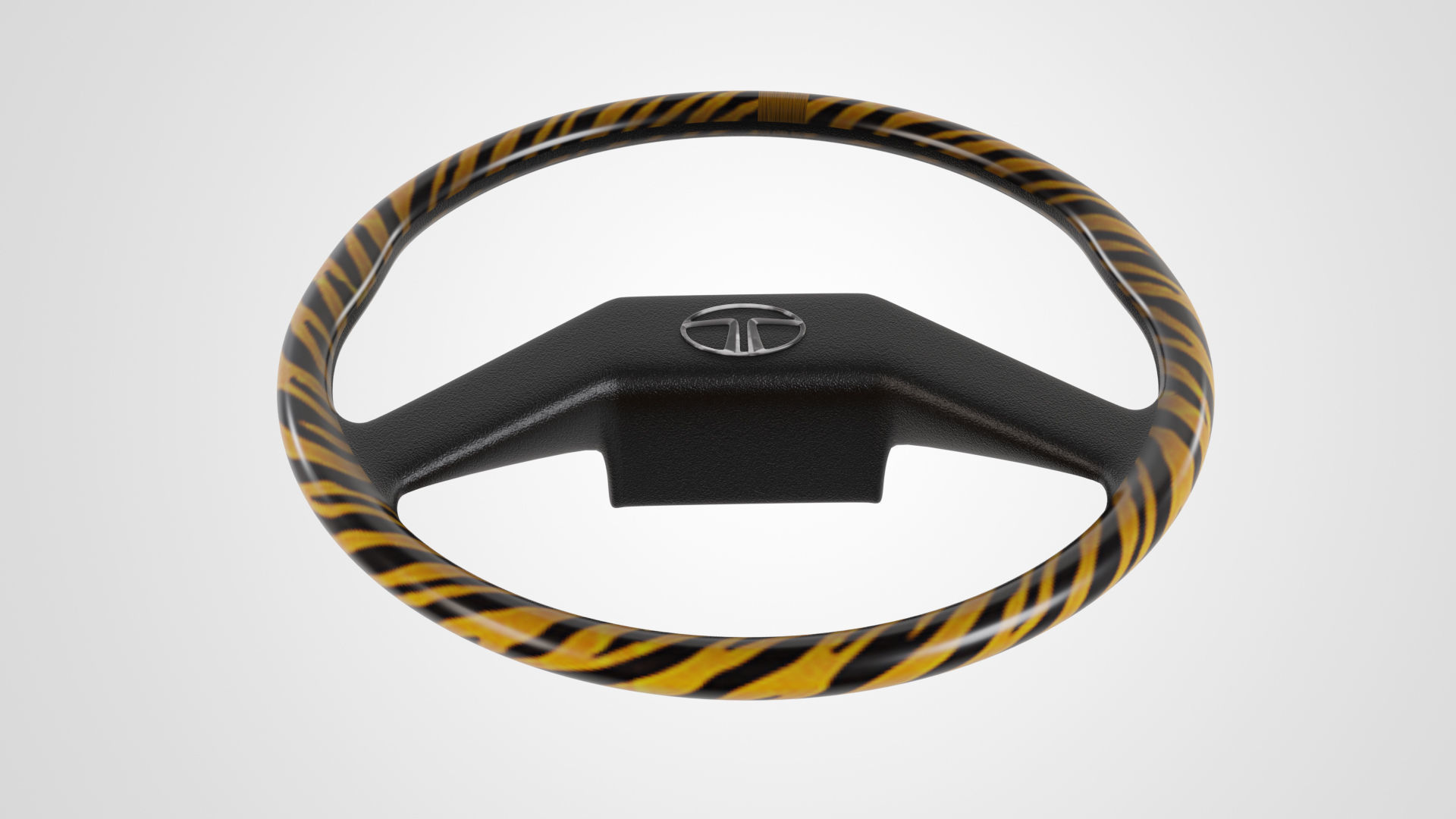 6 Indian bus steering in 3d Low-poly 3D model_12