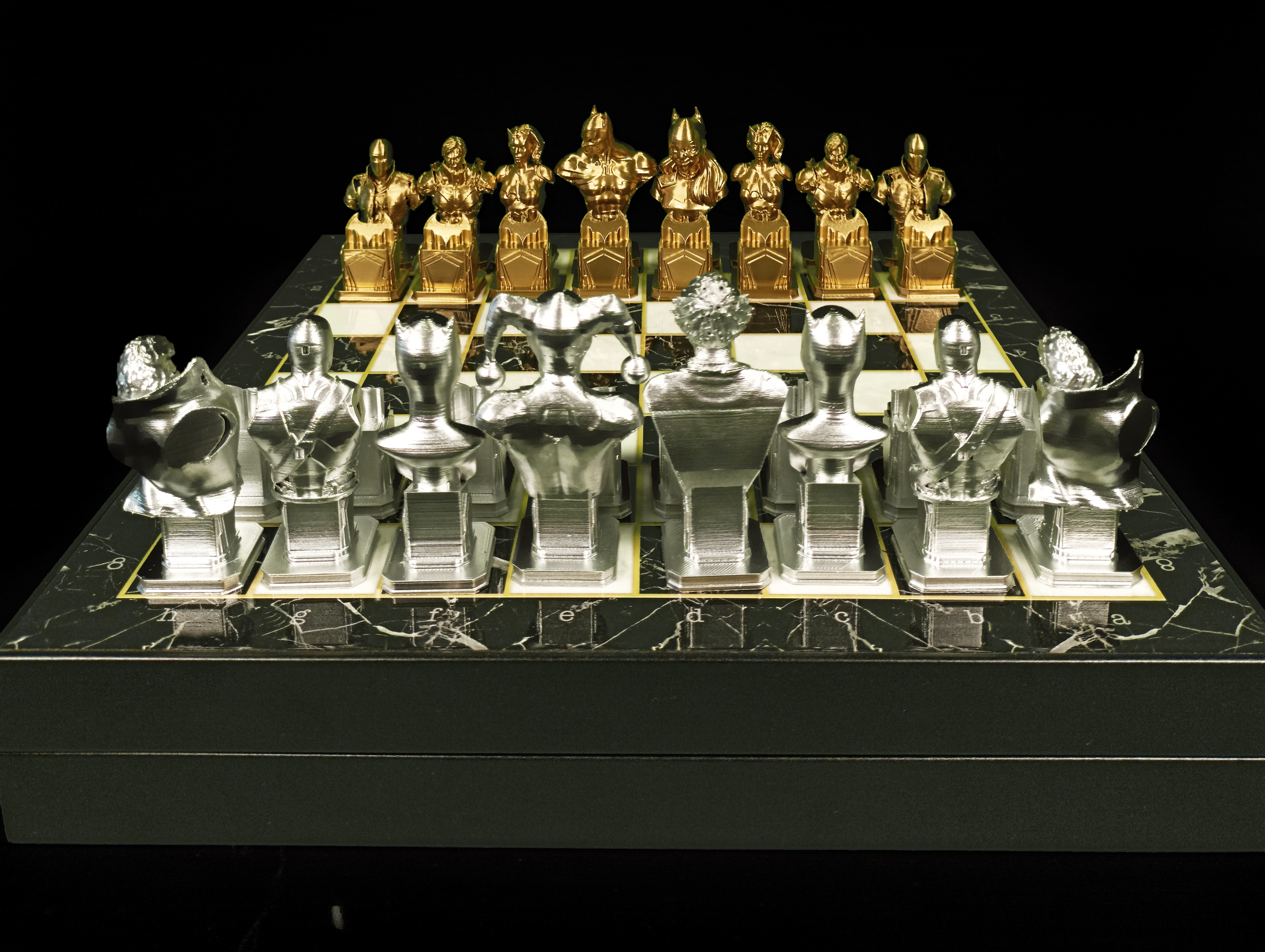 Batman Versus Joker Chess Set- Batman Chess Set-Joker Chess Set 3D print model_9