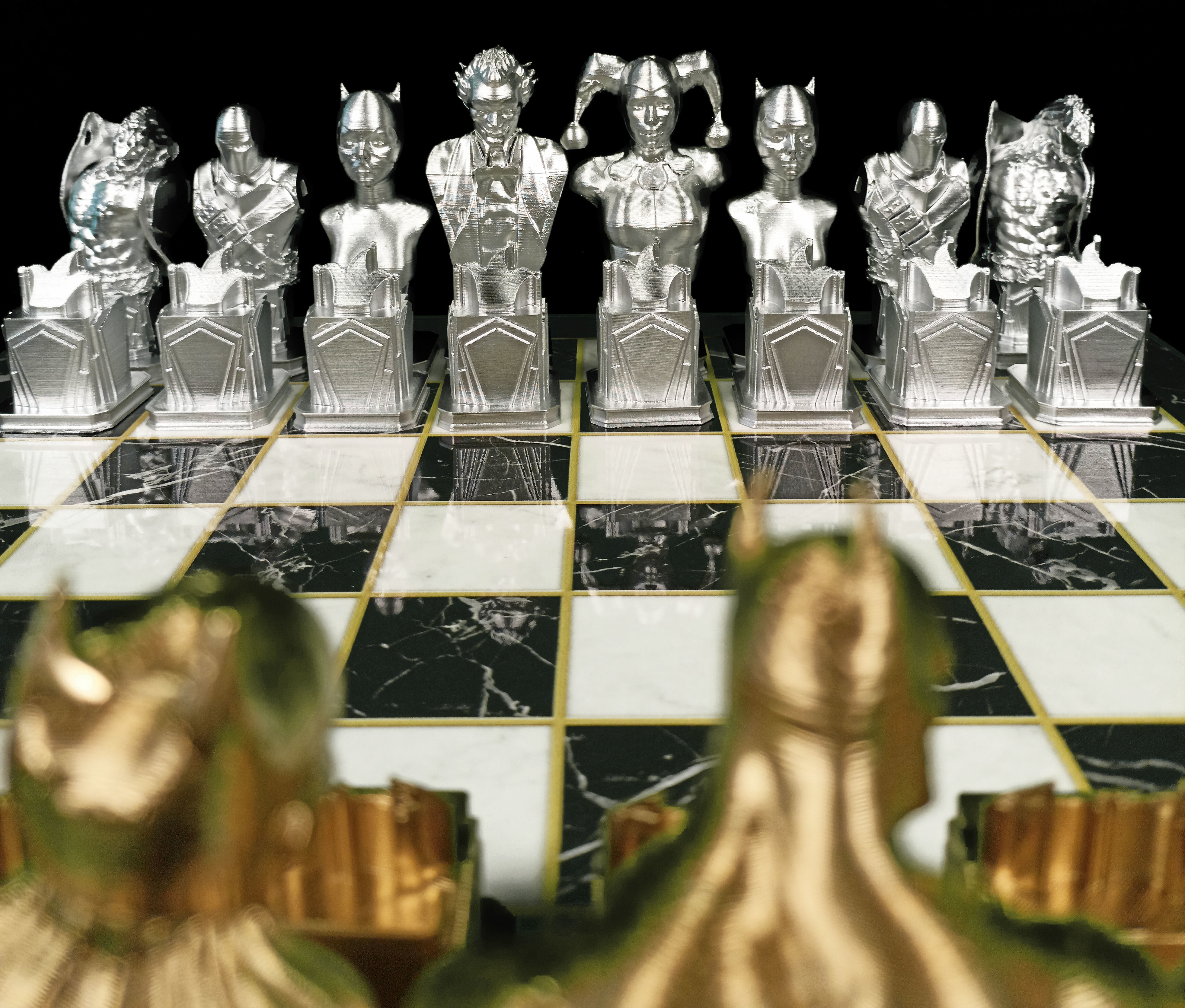Batman Versus Joker Chess Set- Batman Chess Set-Joker Chess Set 3D print model_5