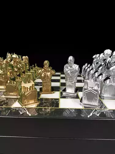 Batman Versus Joker Chess Set- Batman Chess Set-Joker Chess Set 3D print model