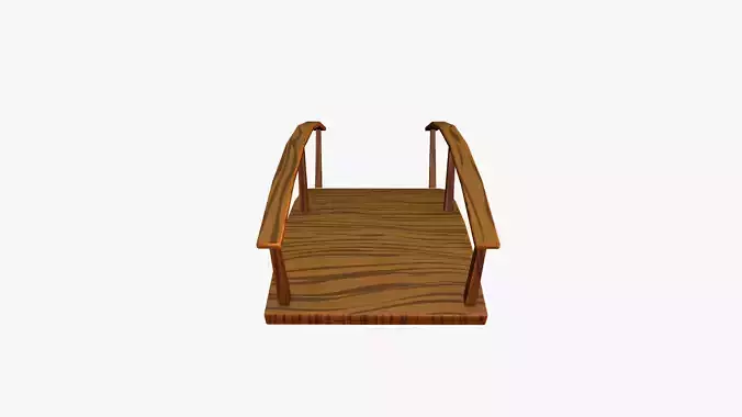 Cartoon Wooden Bridge