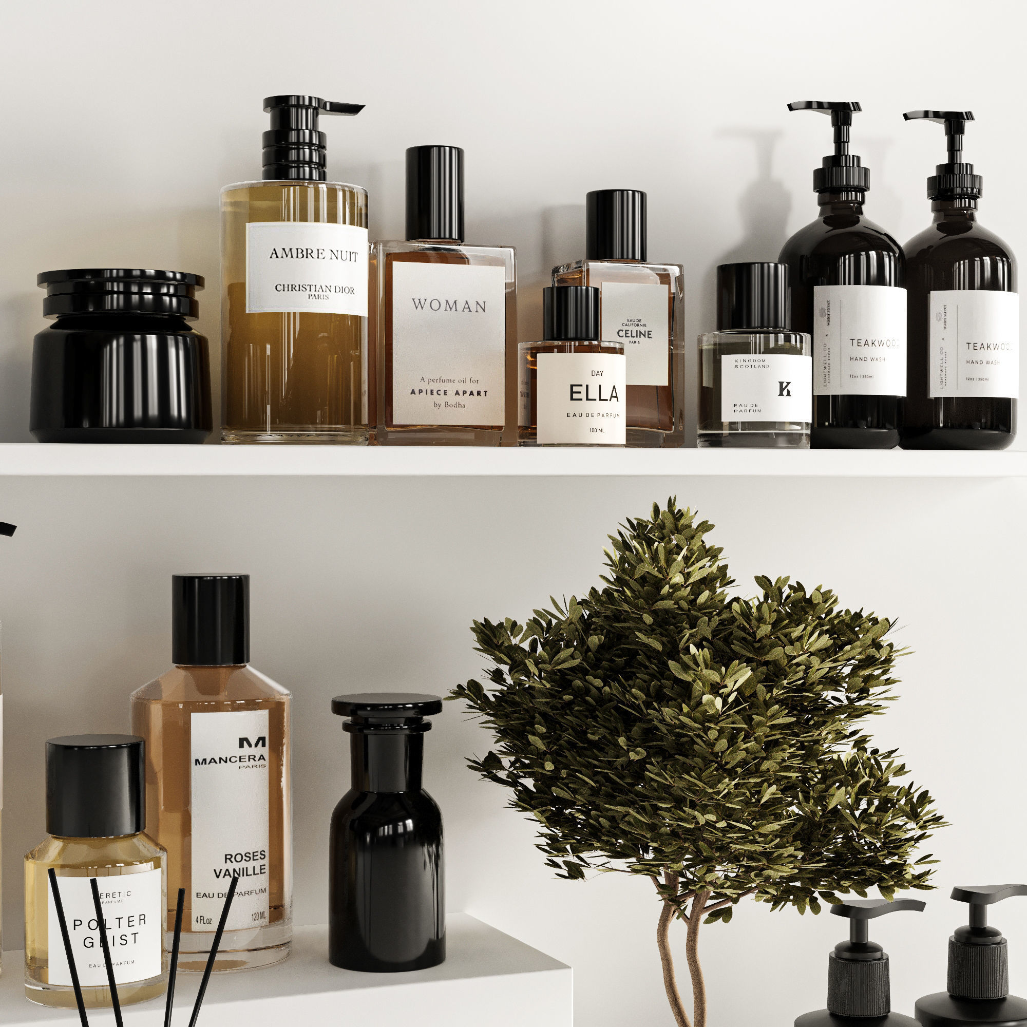 Bathroom accessories 3D model_4