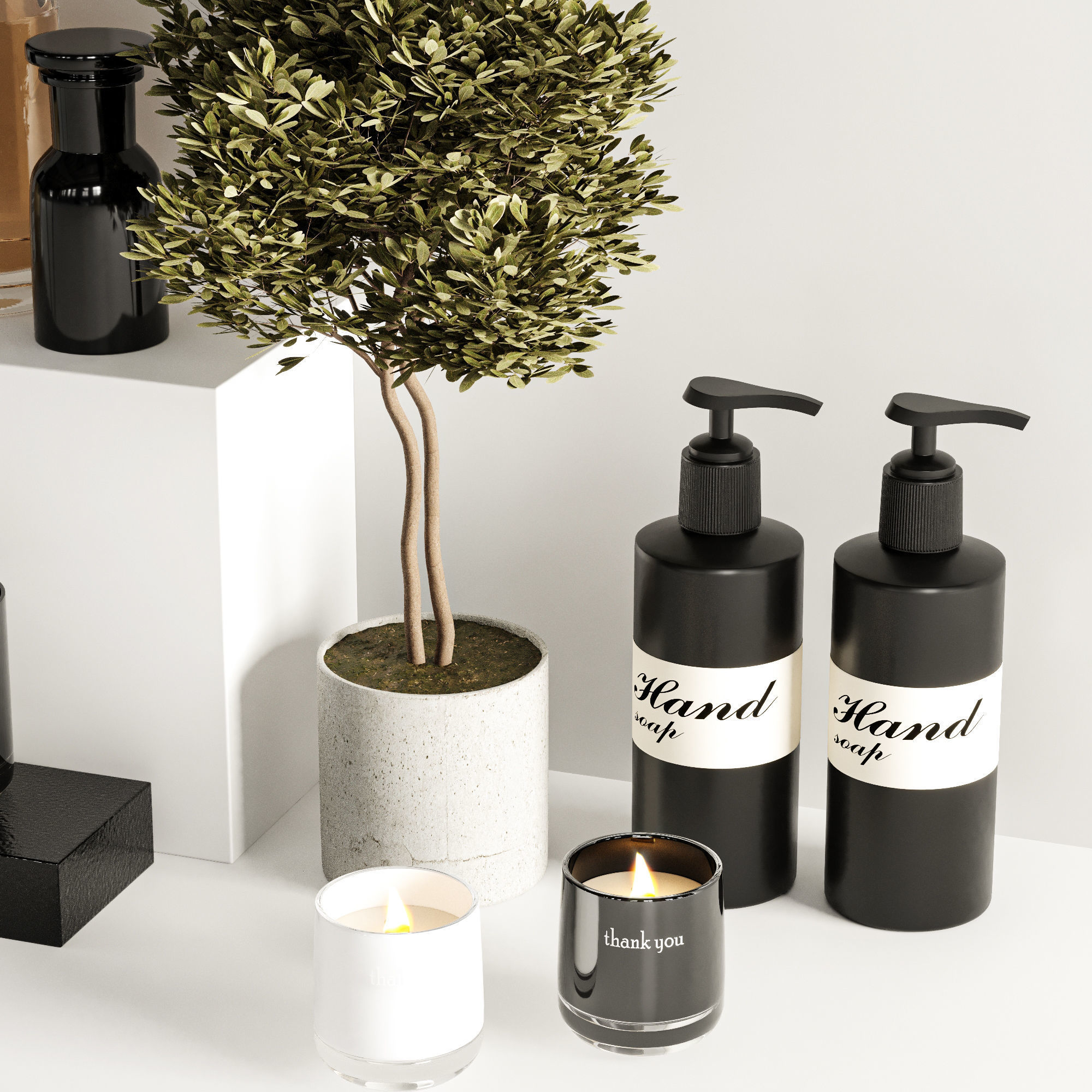 Bathroom accessories 3D model_3