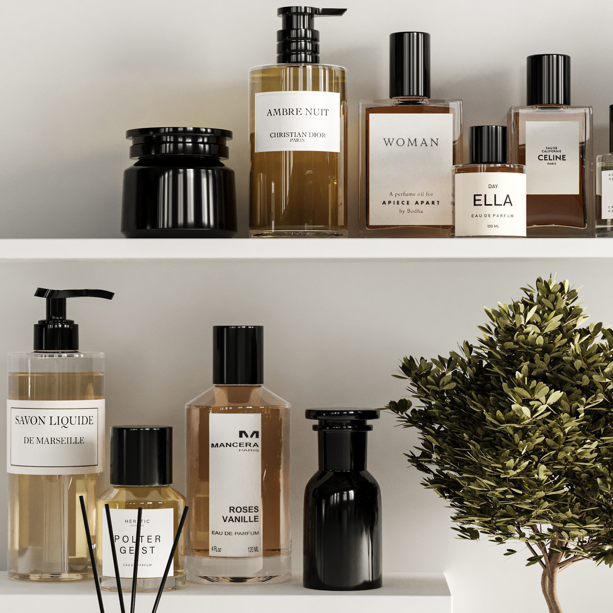 Bathroom accessories 3D model_1