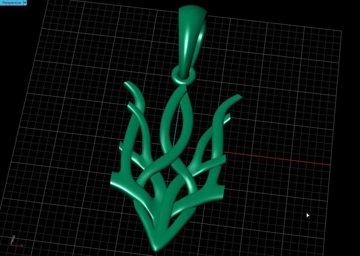 Ukrainian Trident 3D print model_7