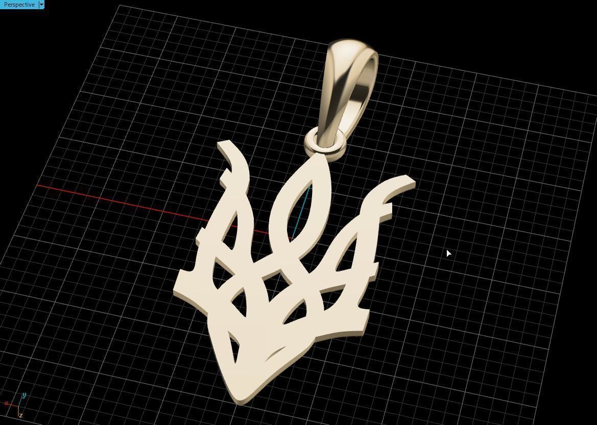 Ukrainian Trident 3D print model_12