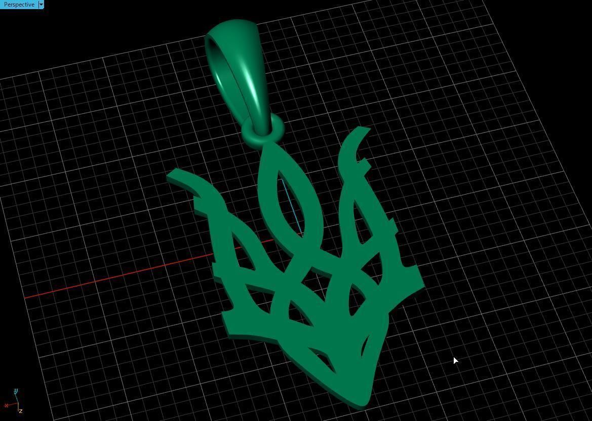 Ukrainian Trident 3D print model_9