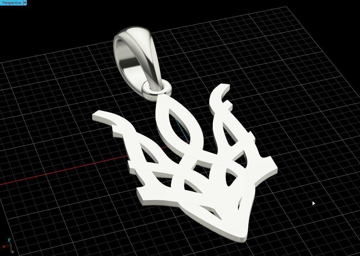 Ukrainian Trident 3D print model_17