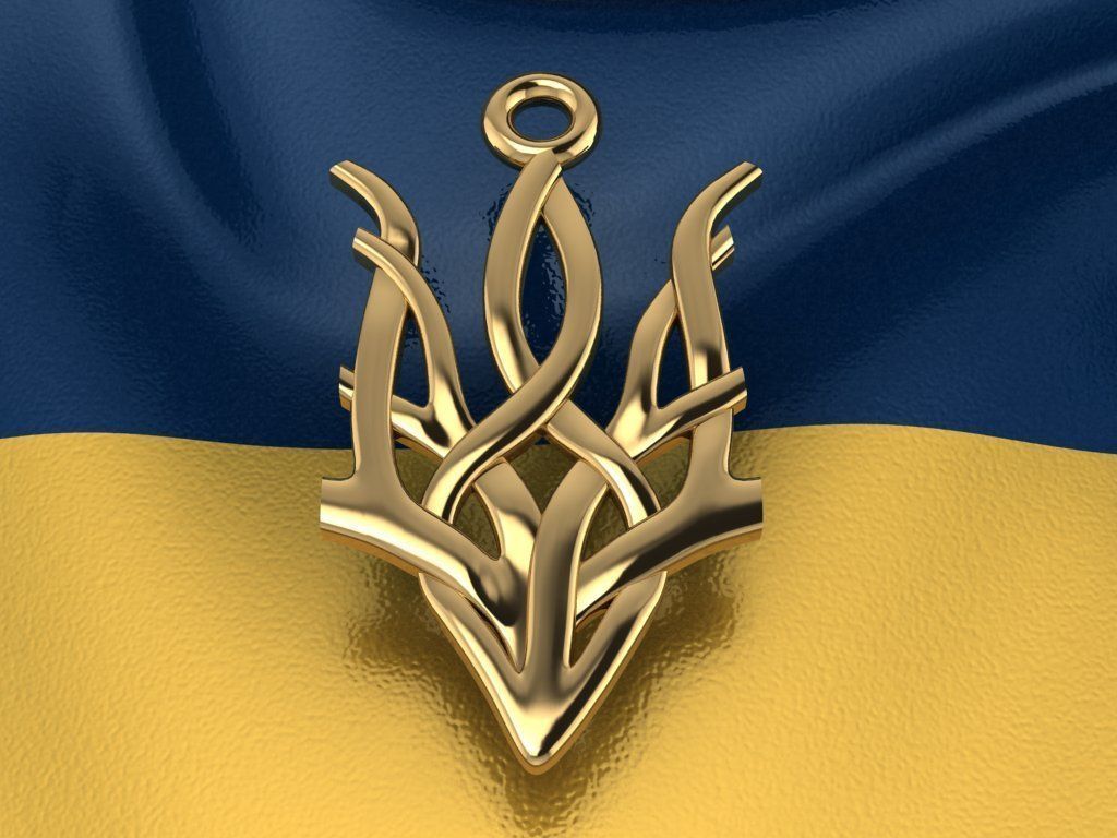 Ukrainian Trident 3D print model_4