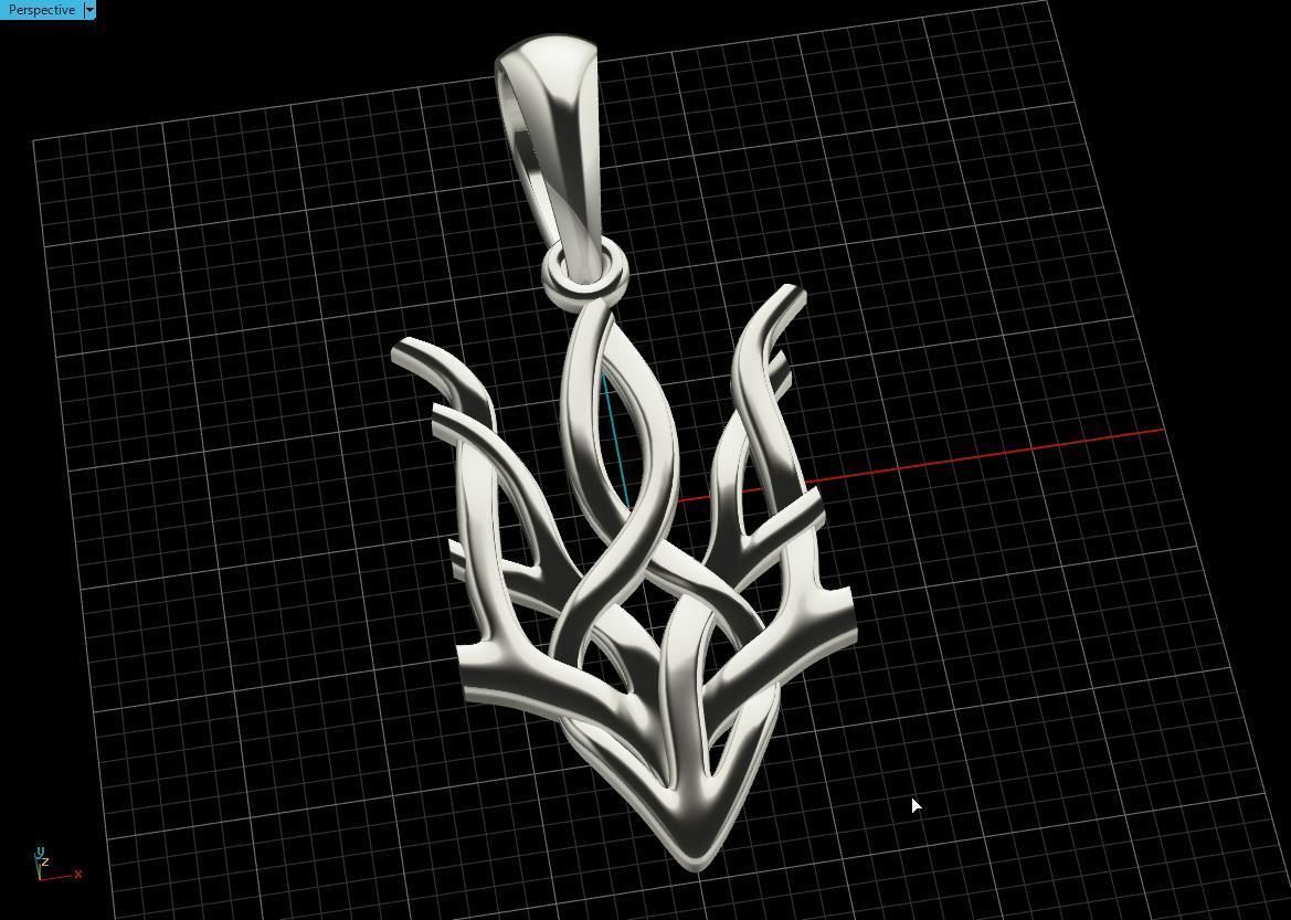 Ukrainian Trident 3D print model_14