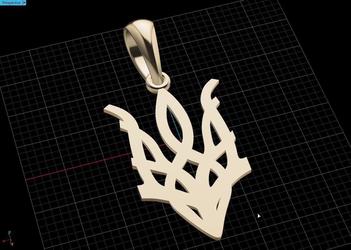 Ukrainian Trident 3D print model_13