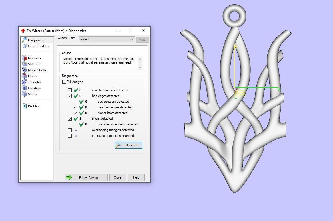 Ukrainian Trident 3D print model_23