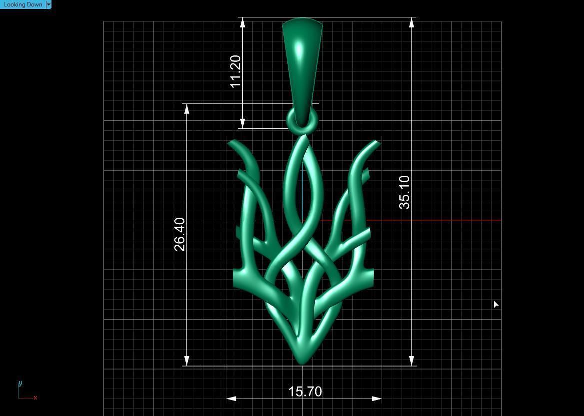 Ukrainian Trident 3D print model_18