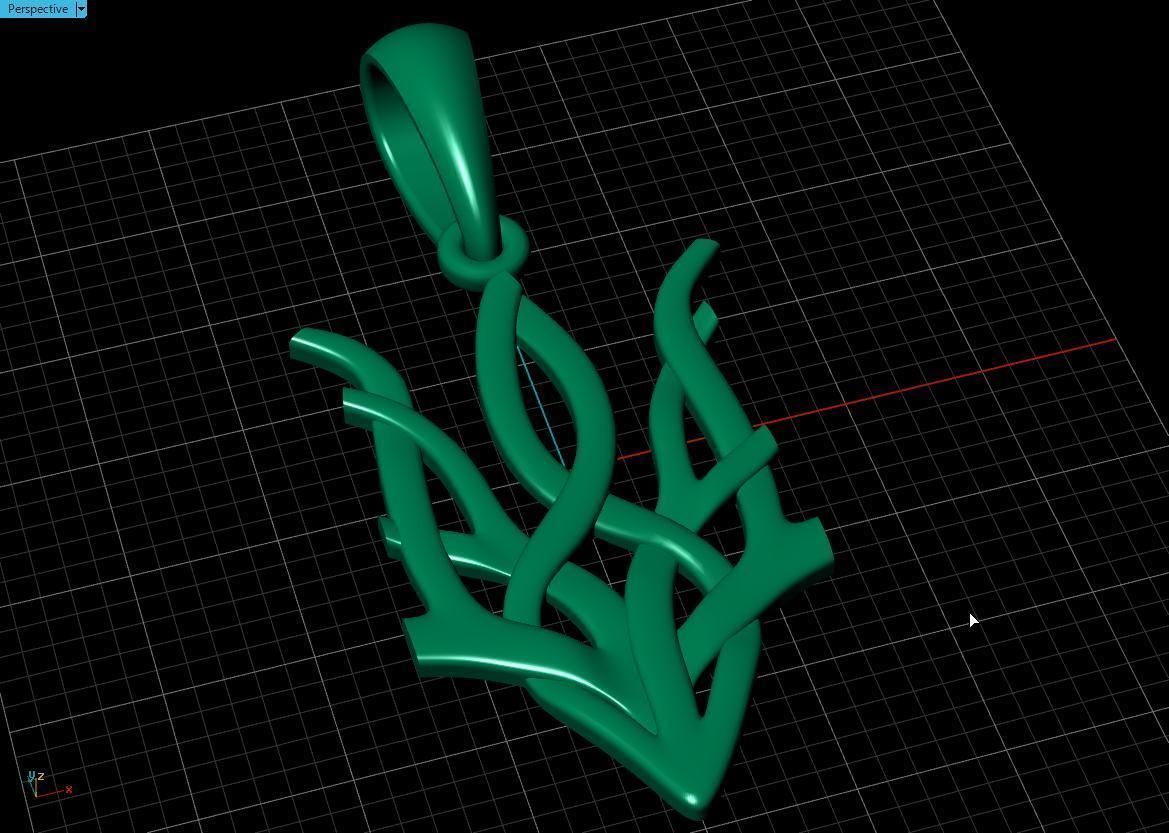 Ukrainian Trident 3D print model_6