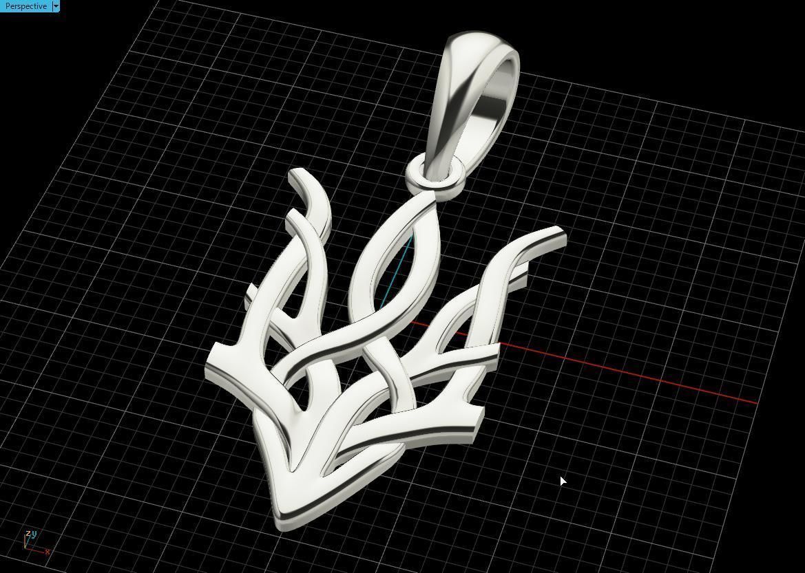 Ukrainian Trident 3D print model_15