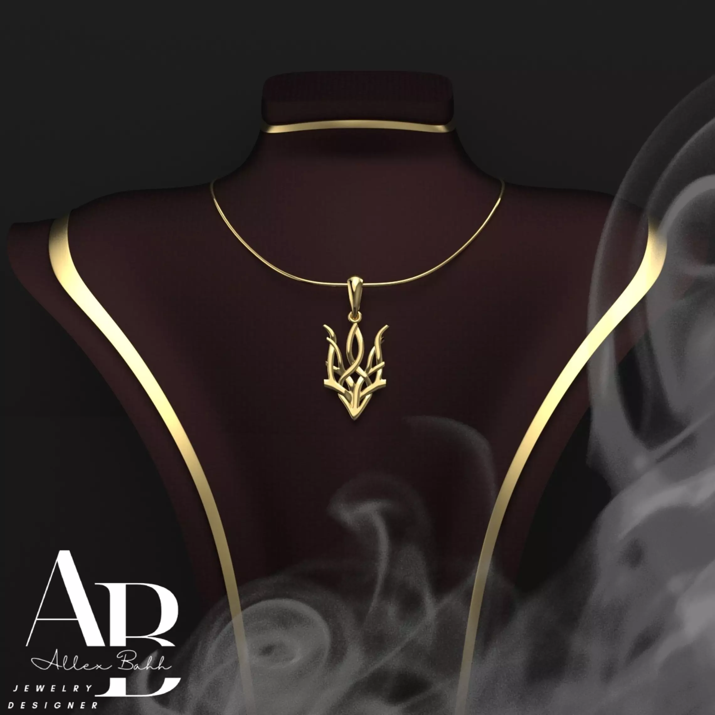 Ukrainian Trident 3D print model_0