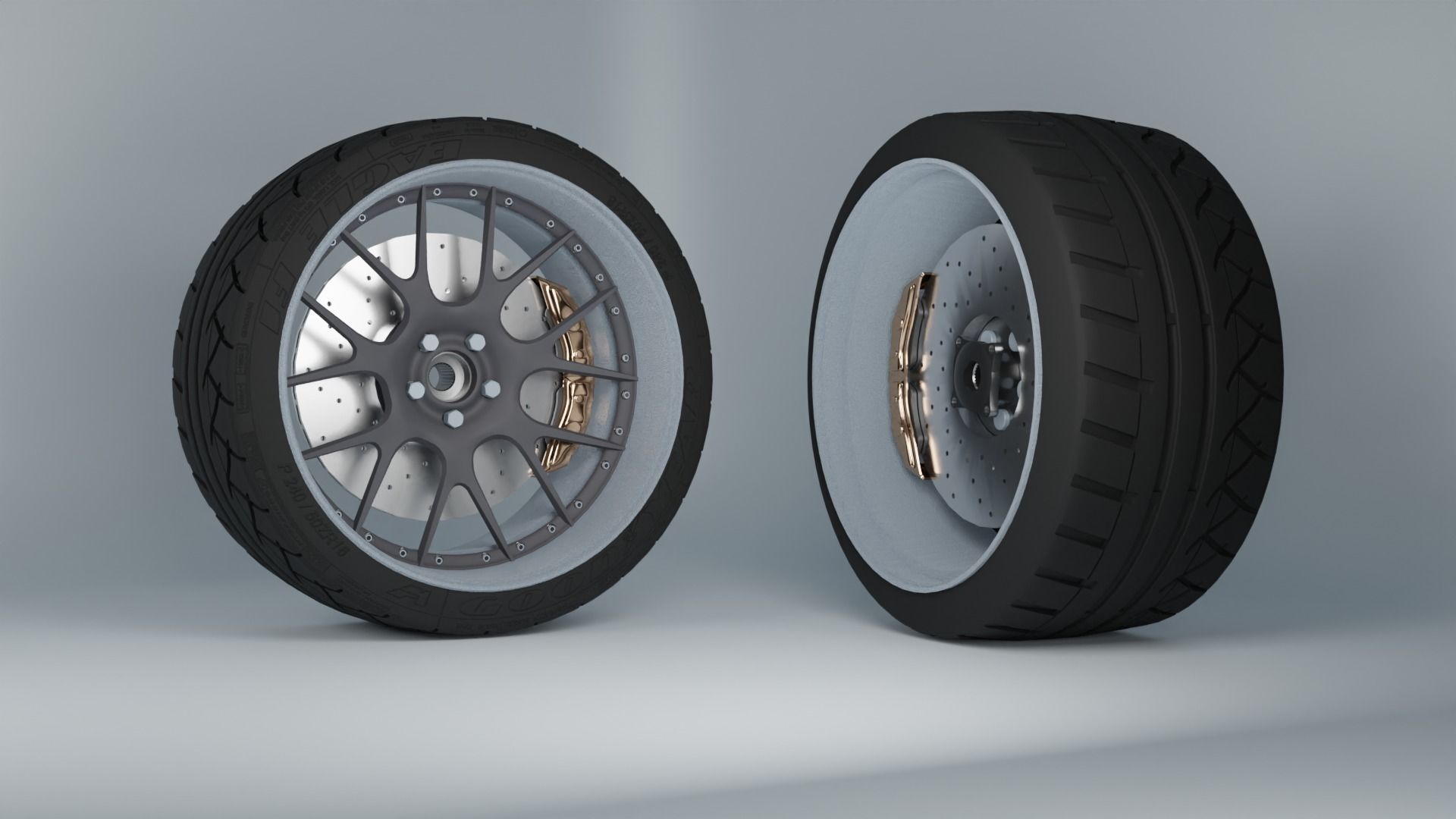 BBS WHEELS 3D model_1