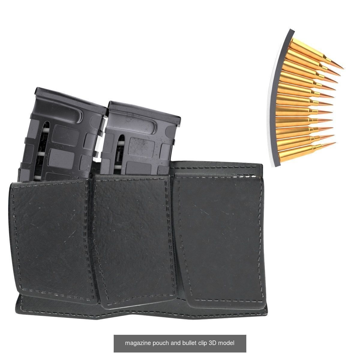 magazine holder set 3D Model Collection_6