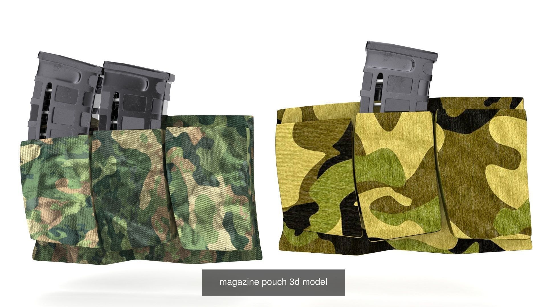 magazine holder set 3D Model Collection_2