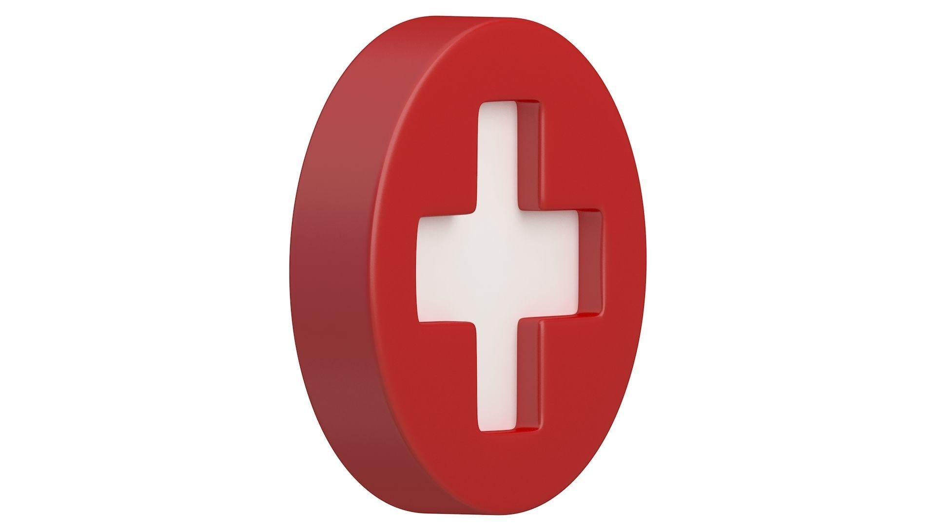 First Aid Kit logo 3D model_6