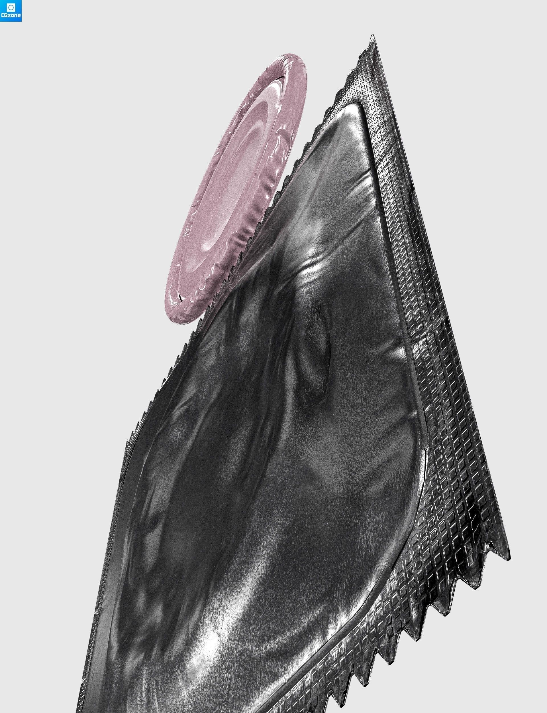 Condom Pack PBR Low-poly 3D model_10