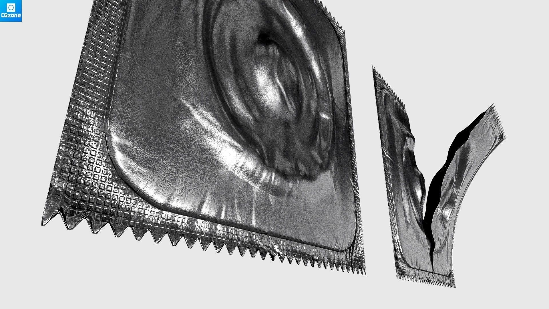 Condom Pack PBR Low-poly 3D model_4