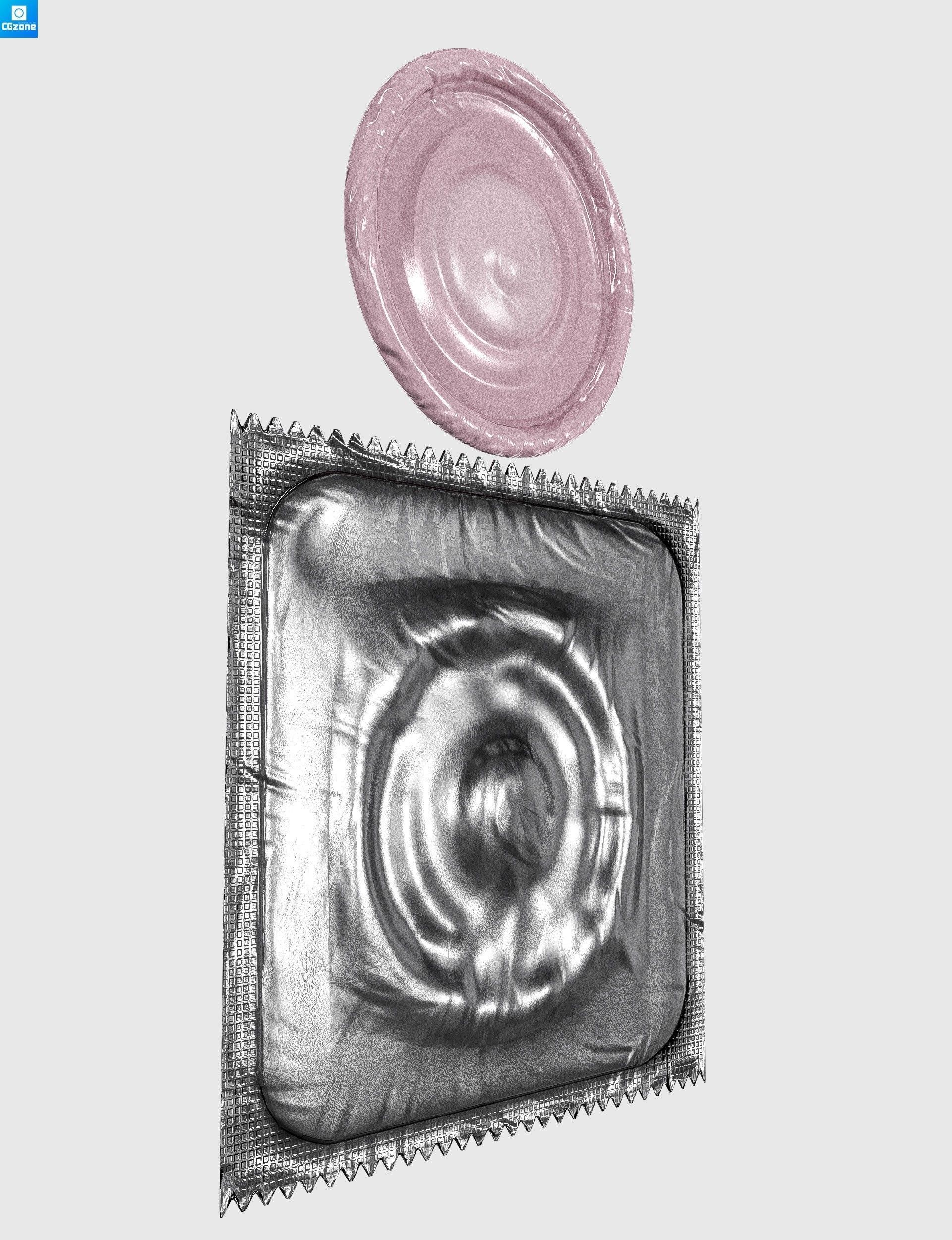 Condom Pack PBR Low-poly 3D model_6